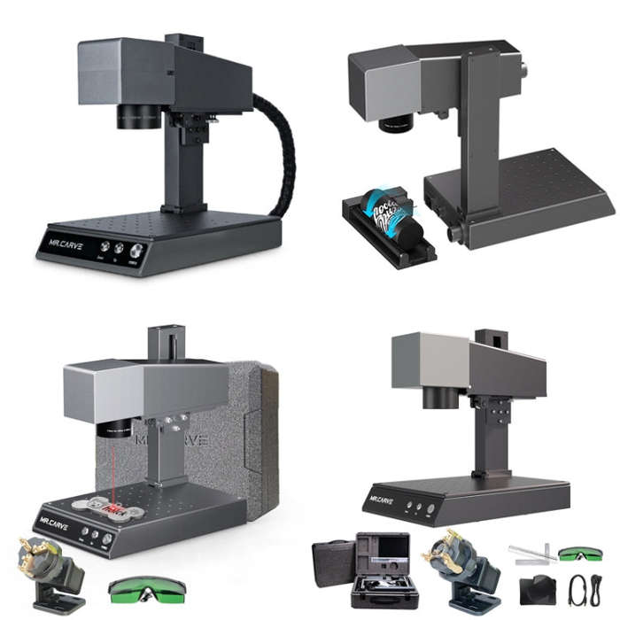 DAJA M1 Pro 2W Metal Nameplate High Precision Characters Laser Carving Machine, Style:M1pro+RT5 R...