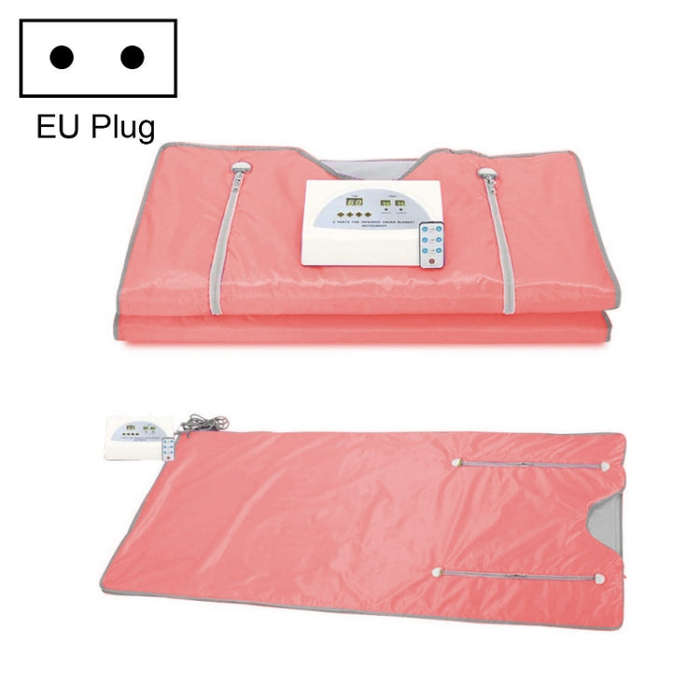 Infrared Far-ray Sweat Steaming Zipper Space Blanket Household Whole Body Dehumidifier, Colour:Pi...