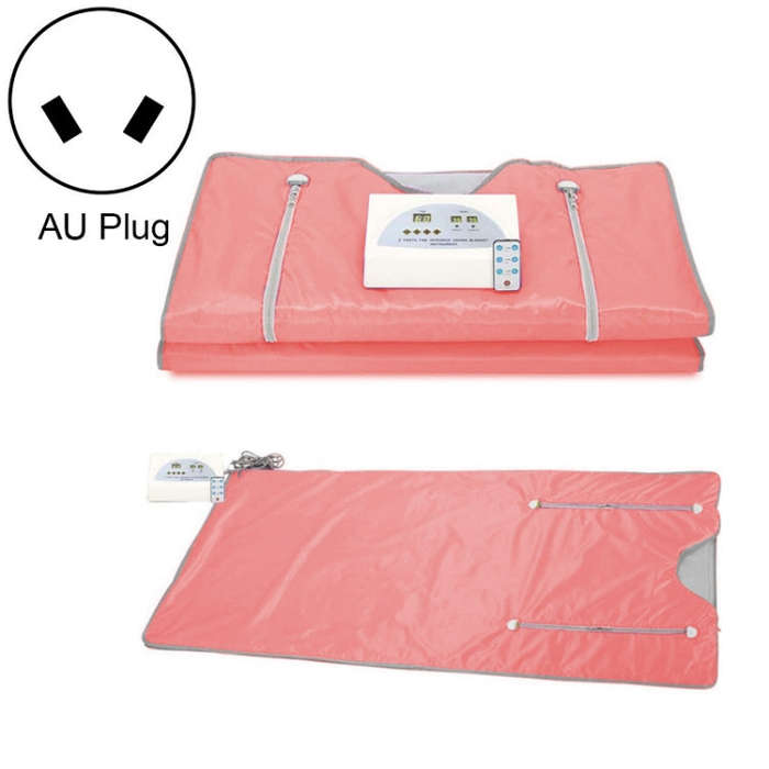 Infrared Far-ray Sweat Steaming Zipper Space Blanket Household Whole Body Dehumidifier, Colour:Pi...