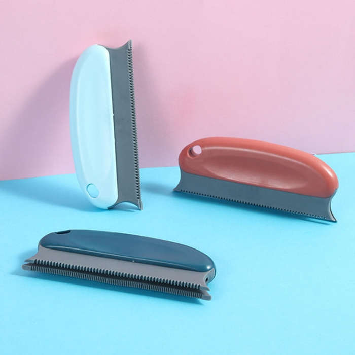 Multifunctional Pet Dog Cat Hair Cleaning Brush Cleaner(Light Blue)