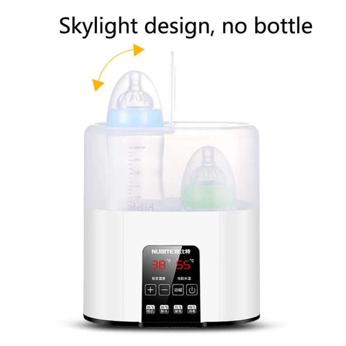 NUBITE N20 2 In 1 Double Bottle Warmer Sterilization Machine, Plug Specifications:, Plug Type:US ...