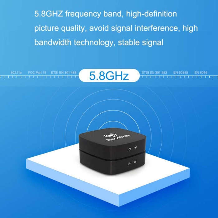 AY88 HDMI Wireless Transmitter WIFI Signal Extender H.264 Format Multi-To-One Application(UK Plug)