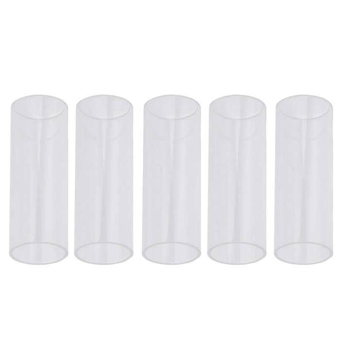 5PCS Acrylic Guitar Slide Tube Folk Slide Block, Size:28mm(Transparent)