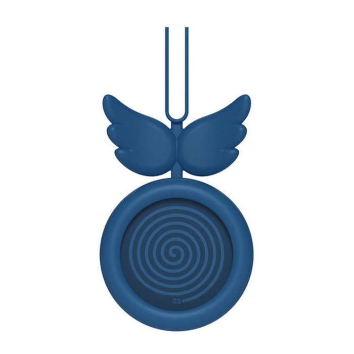 USB Charging Fan Brushless Hanging Neck Mini Sling Lazy Fan(Blue)