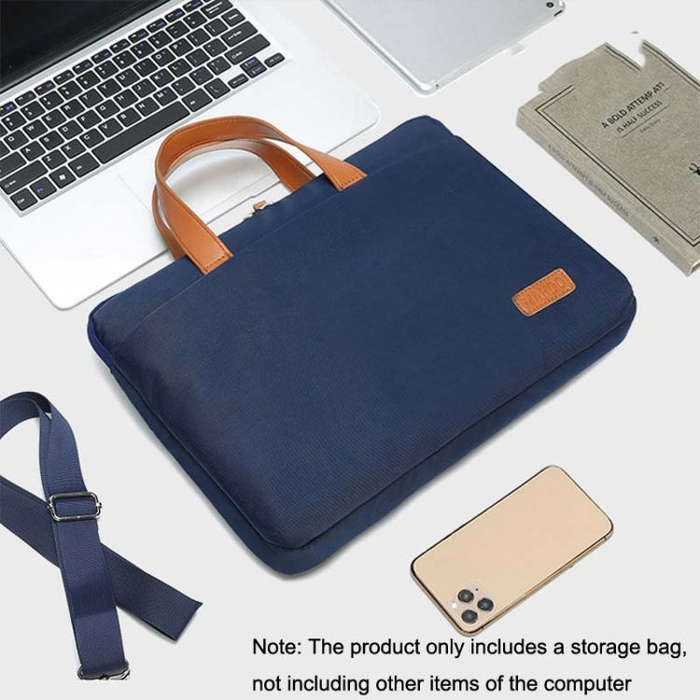 For MacBook 15.6-16.1 Inches MAHOO 10188 Ultra-Thin Hand Computer Bag Messenger Laptop Bag, Color...