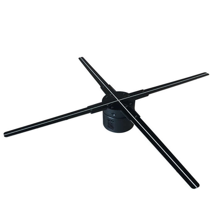 56CM KY-4 WIFI Holographic 3D Fan Shape LED Advertising Machine, Resolution: 1024 x 638 Pixels, P...