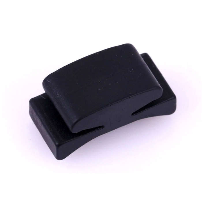10pcs Alice A010CP Tubber Guitar Pick Cip and String Head Clip(Black)