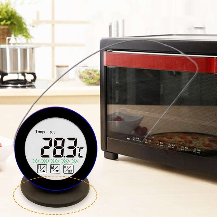 3 in 1 Room Temperature Measurement + Probe Food Measurement + Countdown Function Multifunctional...