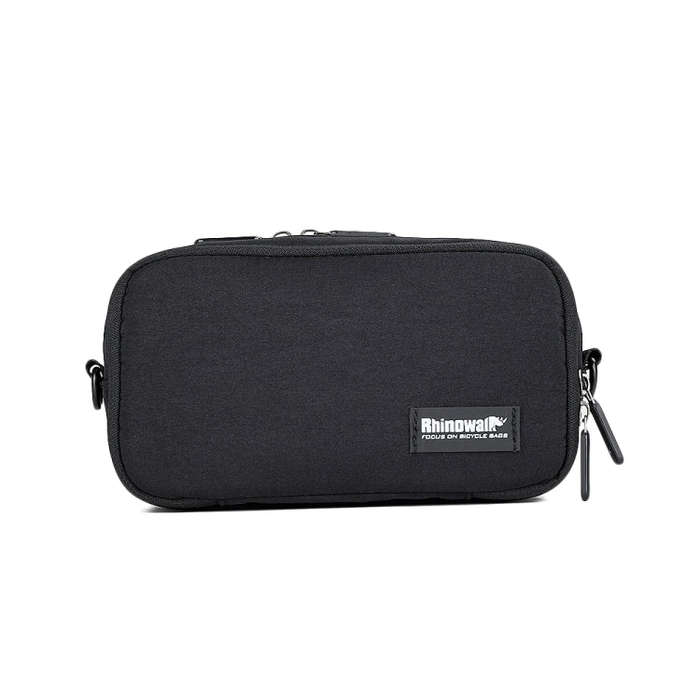 Rhinowalk X2011 Bike Front Bag Bicycle Storage Handlebar Bag Travel Commuting Hanging Bag(Black)