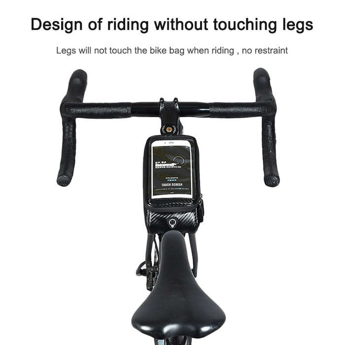 Rhinowalk Bicycle Front Tube Bag Waterproof Mobile Phone Touch Screen Multi-function Bicycle Hand...
