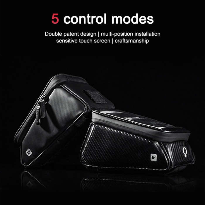 Rhinowalk Bicycle Front Tube Bag Waterproof Mobile Phone Touch Screen Multi-function Bicycle Hand...