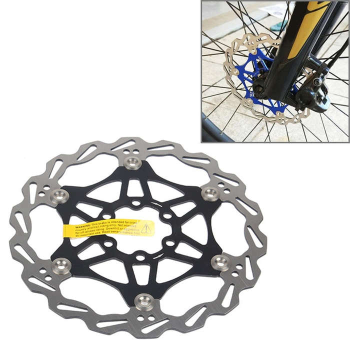 SNAIL FD-01 Mountain Bike Floating Disc Bicycle Brake Pad Six Nail Brake Disc, Size:160mm, Color:...