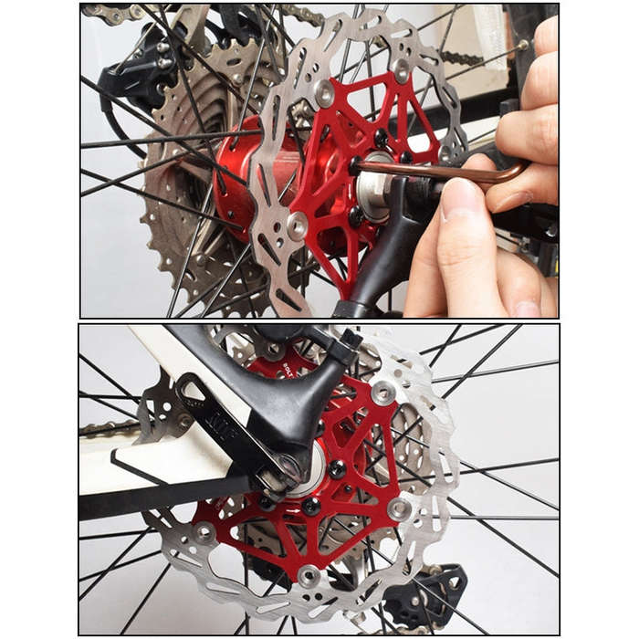 SNAIL FD-01 Mountain Bike Floating Disc Bicycle Brake Pad Six Nail Brake Disc, Size:160mm, Color:...