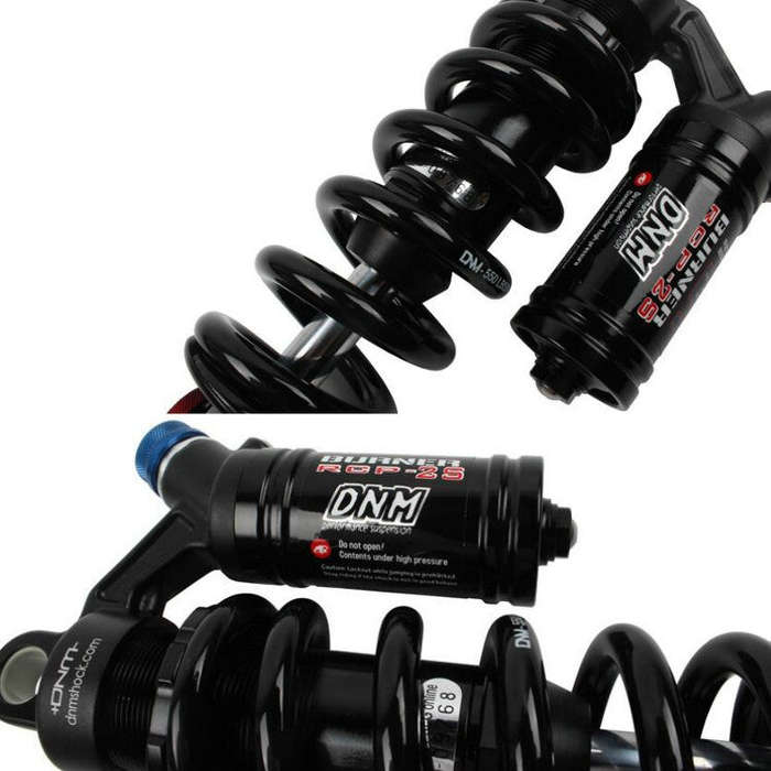 DNM RCP2S Mountain Bike Oil Spring Rear Shock Absorber Soft Tail Frame Rear Bladder, Size:200mm(W...
