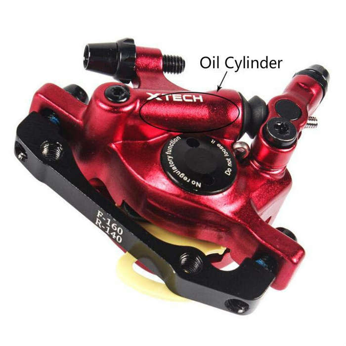 ZOOM HB100 Mountain Bike Hydraulic Brake Caliper Folding Bike Cable Pull Hydraulic Disc Brake Cal...