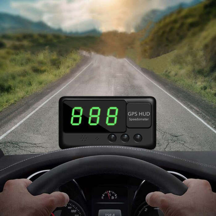 Kingneed C60 3inch Car HUD Head-up Display Car Speed Meter Universal Projection GPS Satellite Spe...