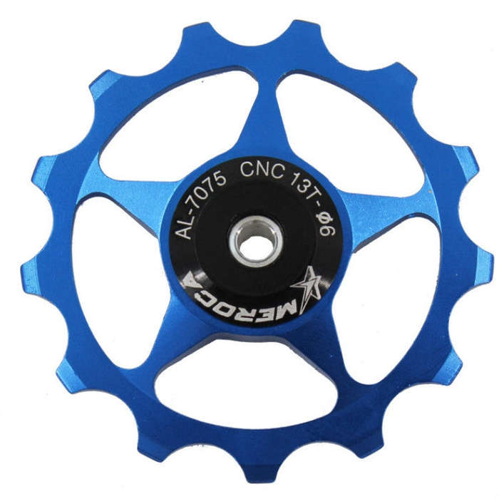 MEROCA Metal Bearings Mountain Bike Road Bike Rear Derailleur Guide Wheel 11T/13T Guide Wheel, Sp...