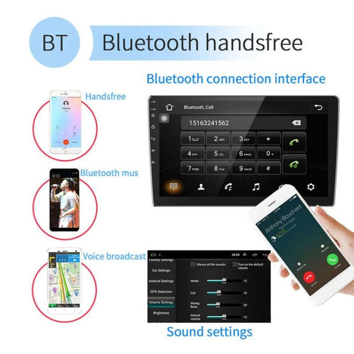 Universal Machine Android Smart Navigation Car Navigation DVD Reversing Video Integrated Machine,...