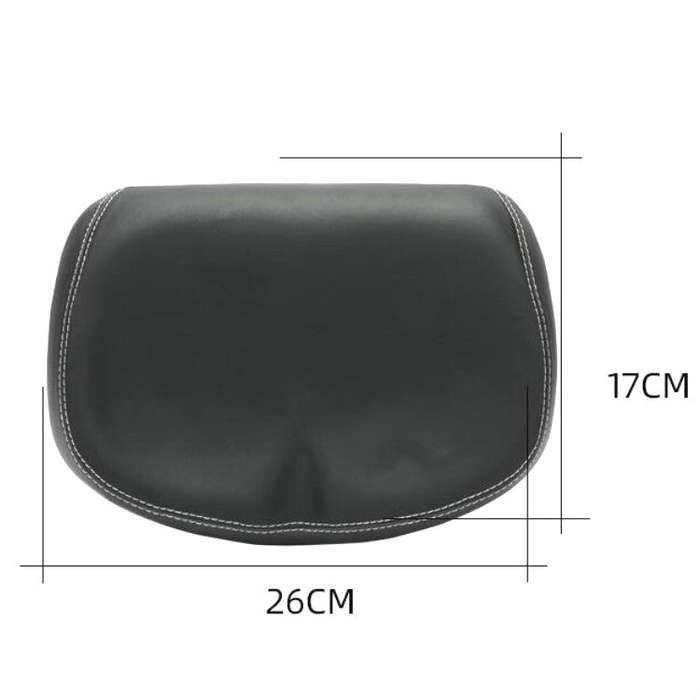 Bicycle Seat Mountain Bike Seat Cushion Shock Absorption no Nose Saddle Riding Equipment(Red)