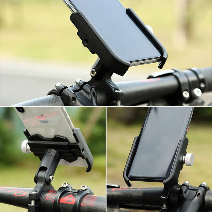 Bicycle Mobile Phone Holder Motorcycle Electric Car Navigation Mobile Phone Holder, Style:Handleb...