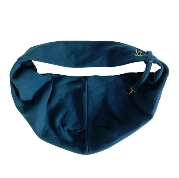 Pet Outing Carrier Bag Cotton Messenger Shoulder Bag, Colour: Blue