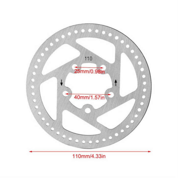 For Xiaomi Mijia M365 Electric Scooter Front and Rear Wheel Disc Brake Pads(Silver)