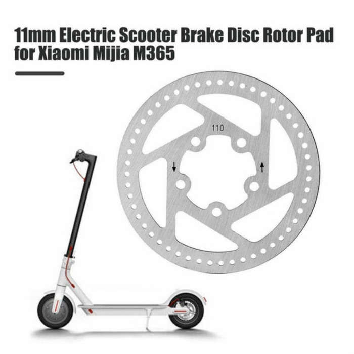 For Xiaomi Mijia M365 Electric Scooter Front and Rear Wheel Disc Brake Pads(Silver)