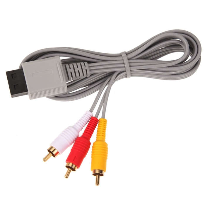 1.8m Component cable Audio Video AV Composite 3 RCA Cable for sharpest video Main 480p video outp...