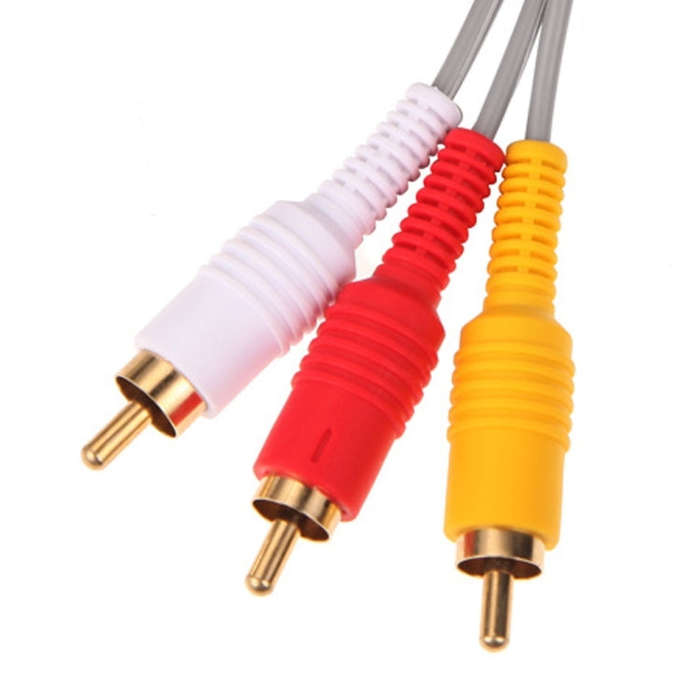1.8m Component cable Audio Video AV Composite 3 RCA Cable for sharpest video Main 480p video outp...