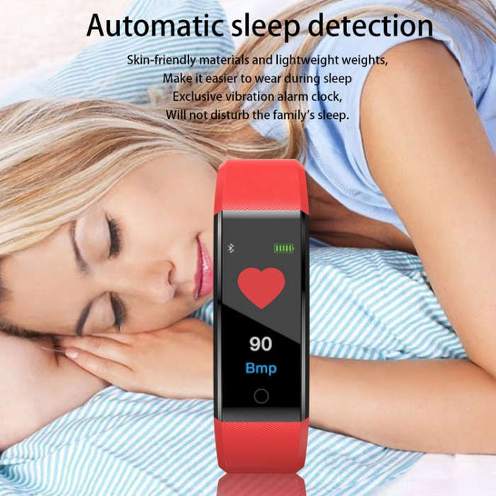 ID115 Plus Smart Bracelet Fitness Heart Rate Monitor Blood Pressure Pedometer Health Running Spor...