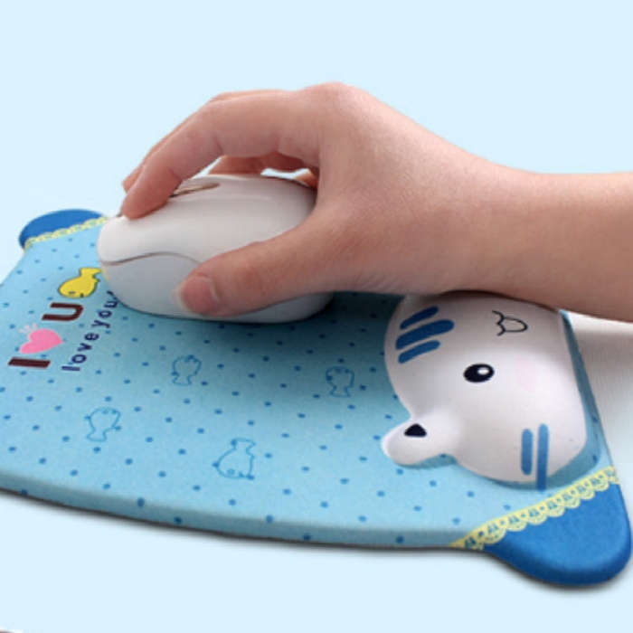 Cartoon Silicone Wristband Mouse Pad(Chick)