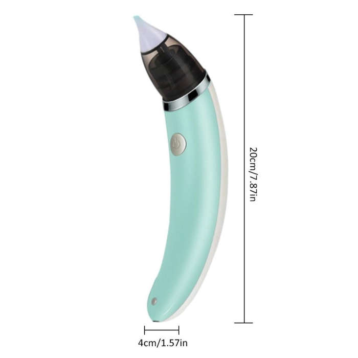 Baby Nasal Aspirator Electric Safe Hygienic Nose Cleaner With 2 Sizes Of Nose Tips And Oral Snot ...
