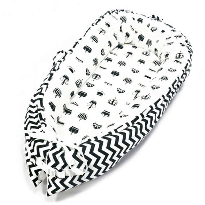 Baby Nest Bed Crib Portable Removable and Washable Crib Travel Bed Cotton Cradle for Children Inf...
