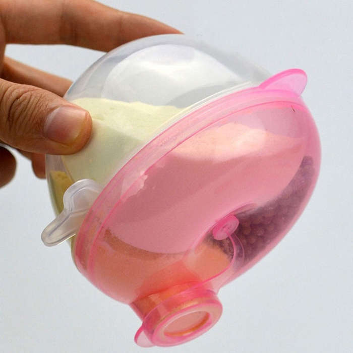 Baby Milk Powder Formula Dispenser Food Container Storage Feeding Box 3 Layer Leakproof Travel St...
