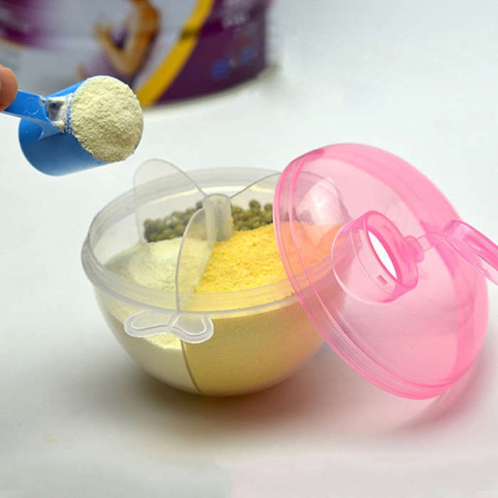 Baby Milk Powder Formula Dispenser Food Container Storage Feeding Box 3 Layer Leakproof Travel St...