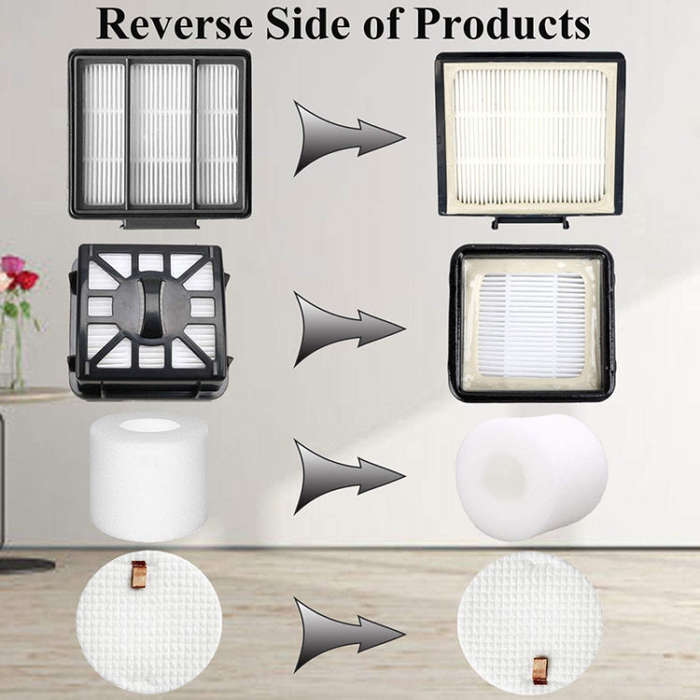 8 PCS/Set Vacuum Cleaner Filter Set For Shark IQ R101AE IQ R101 / RV1001