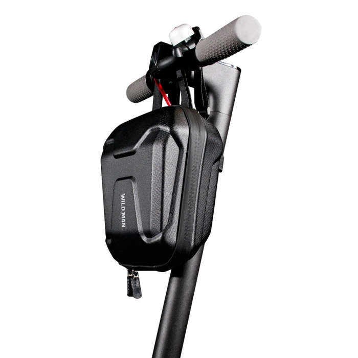 Wild Man Ts9 For Scooter / Bicycle Universal Waterproof Pu + Eva Hard Shell Front Bag with Reflec...