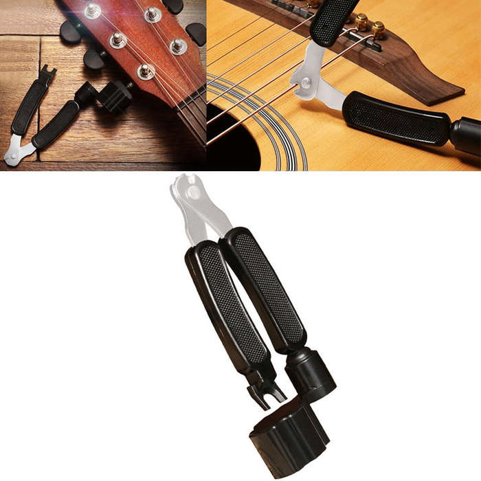 Guitar String Changing Tool Set String Trimmer Winding String Winding Three-in-one Clamp Guitar A...