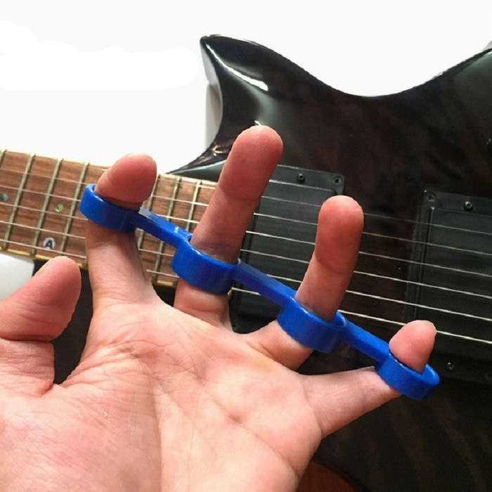 Guitar Finger Expansion Finger Force Device Piano Span Practice Finger Sleeve, Specification:Larg...