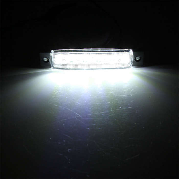 4 PCS 12V 6 SMD Auto Car Bus Truck Wagons External Side Marker Lights LED Trailer Indicator Light...