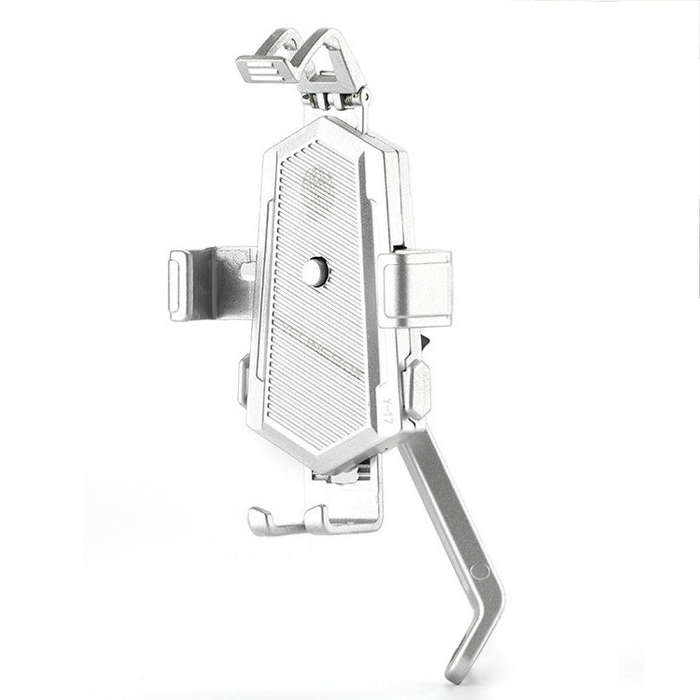 Bicycle Mobile Phone Holder Can Rotate And Adjust Fixed Aluminum Alloy Bracket Automatic Grab Bra...