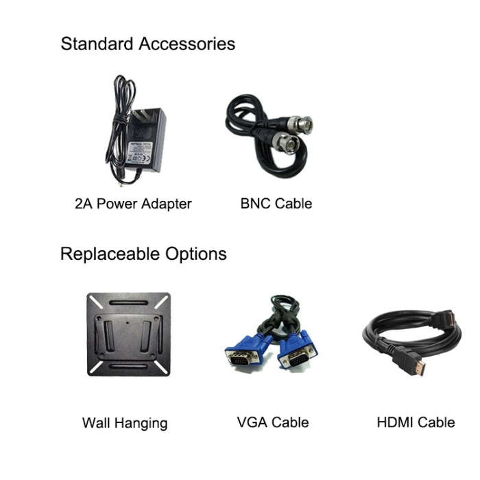 ZGYNK HB1303Q Embedded Industrial Capacitive Touch Display, US Plug, Size: 15.6 inch, Style:Capac...