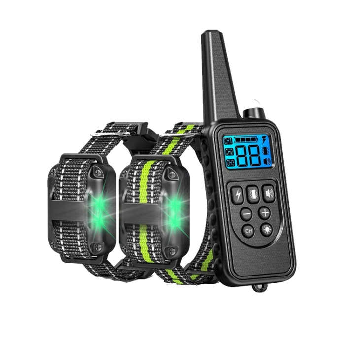 Bark Stopper Pet Supplies Collar Remote Control Collar Training Device, Style:880-2