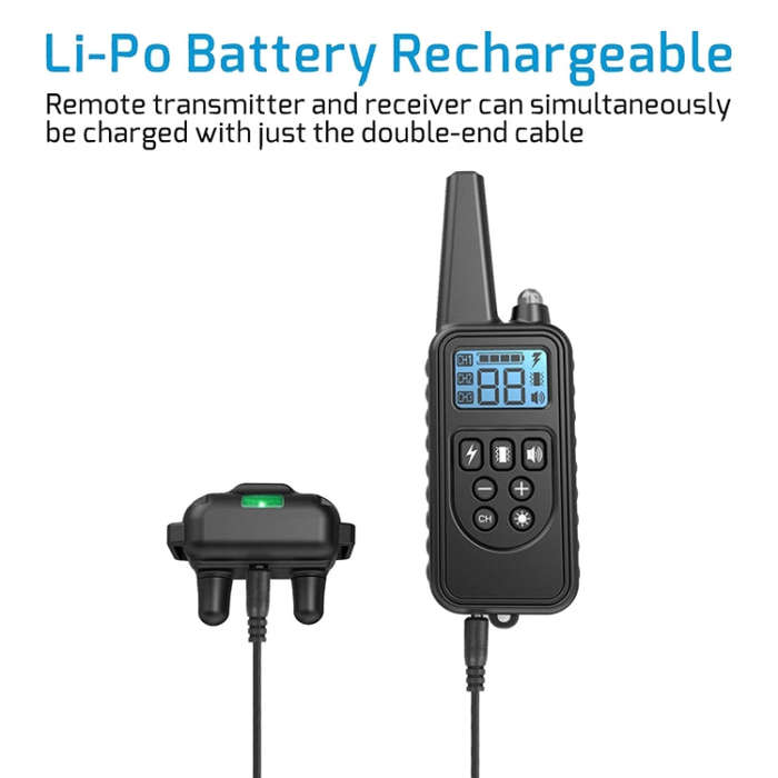 Bark Stopper Pet Supplies Collar Remote Control Collar Training Device, Style:880-3