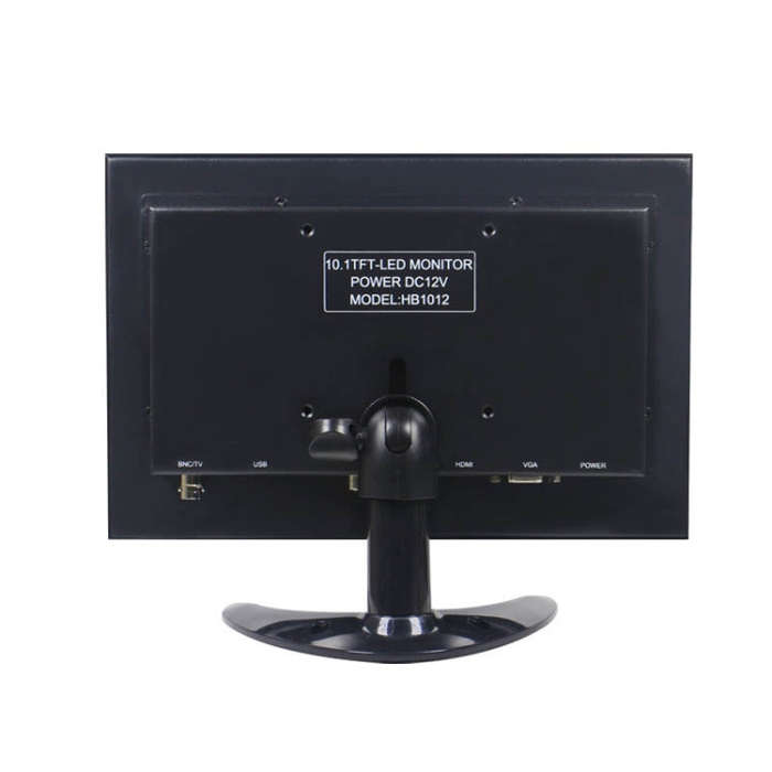 ZGYNK B1042 Portable High-Definition Metal Computer Monitor Display, Size:7 inch VGA AV HDMI BNC