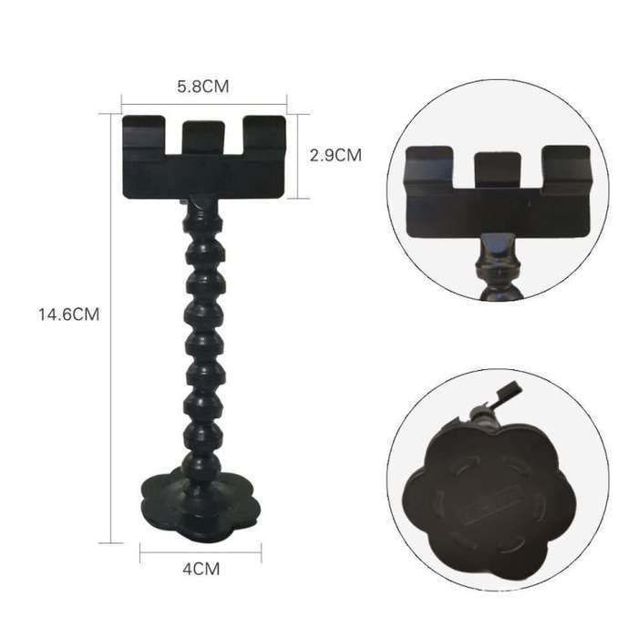 Pet Camera Artifact Dog Cat Looking At Camera Phone Clip(Black)