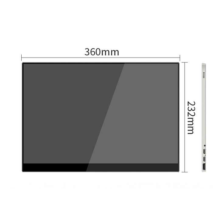 15.6 Inch Portable 1080P Display, Style:Touch Version