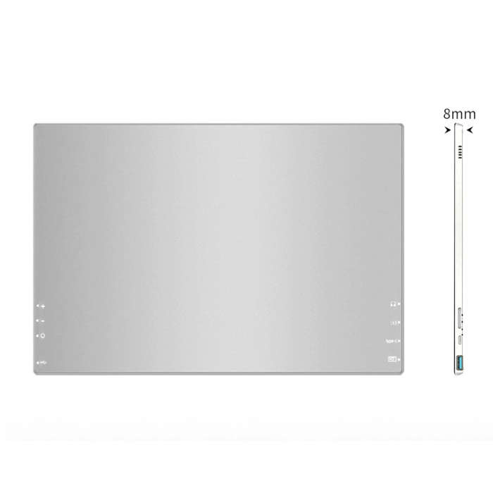 15.6 Inch Portable 1080P Display, Style:Battery Touch Version