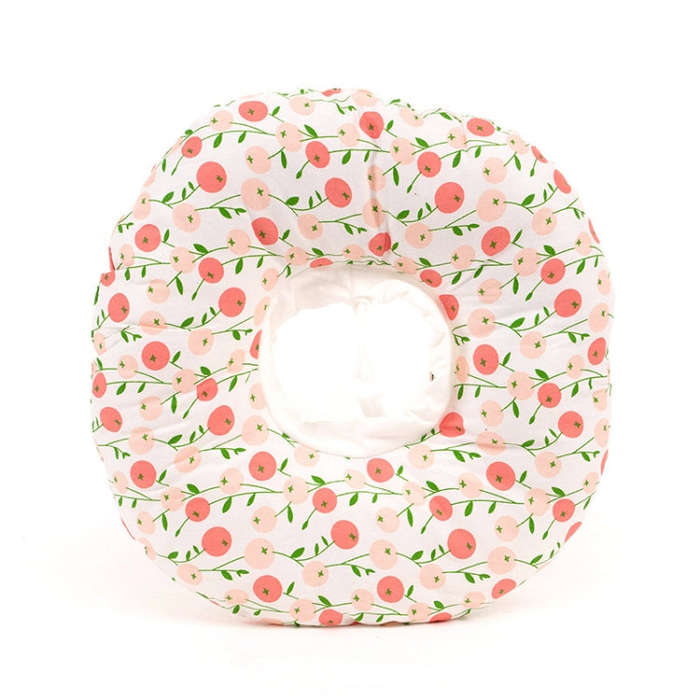 Cat Anti-Lick And Anti-Bite Soft Ring Dog Collar Pet Supplies, Size:XS(Small Cherry)