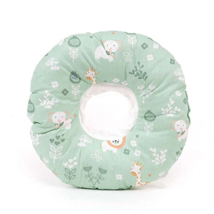 Cat Anti-Lick And Anti-Bite Soft Ring Dog Collar Pet Supplies, Size:L(Green Lion)